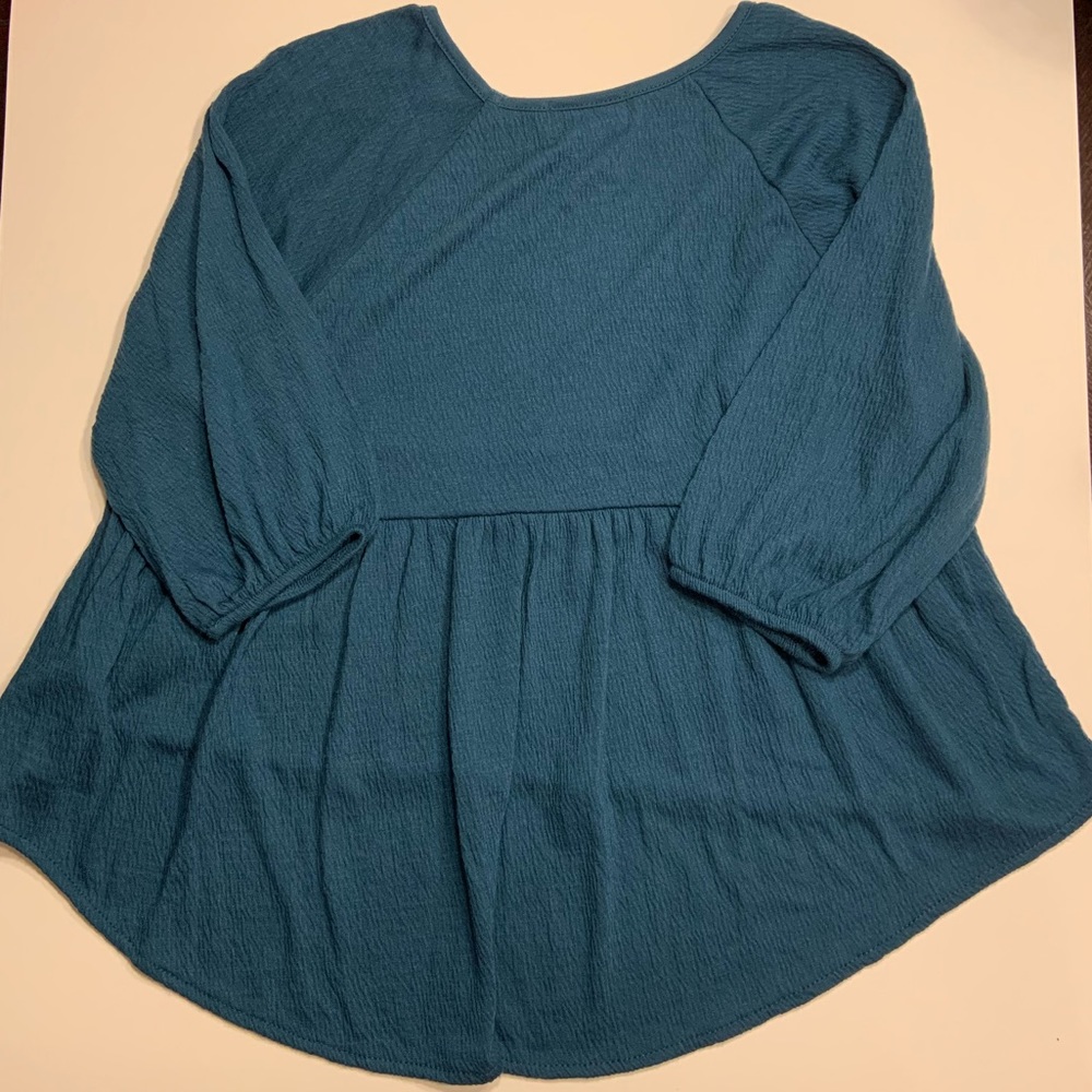 EUC - Old Navy Shirt Dark Teal size 6-7
